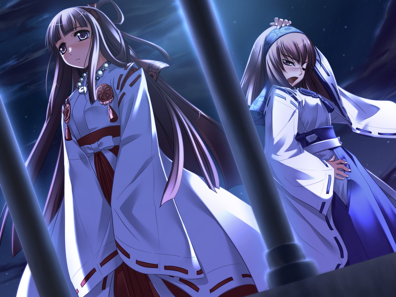 sakaue tsukuyo and sakaue youko (tenkuu no yumina) drawn by matsuryuu