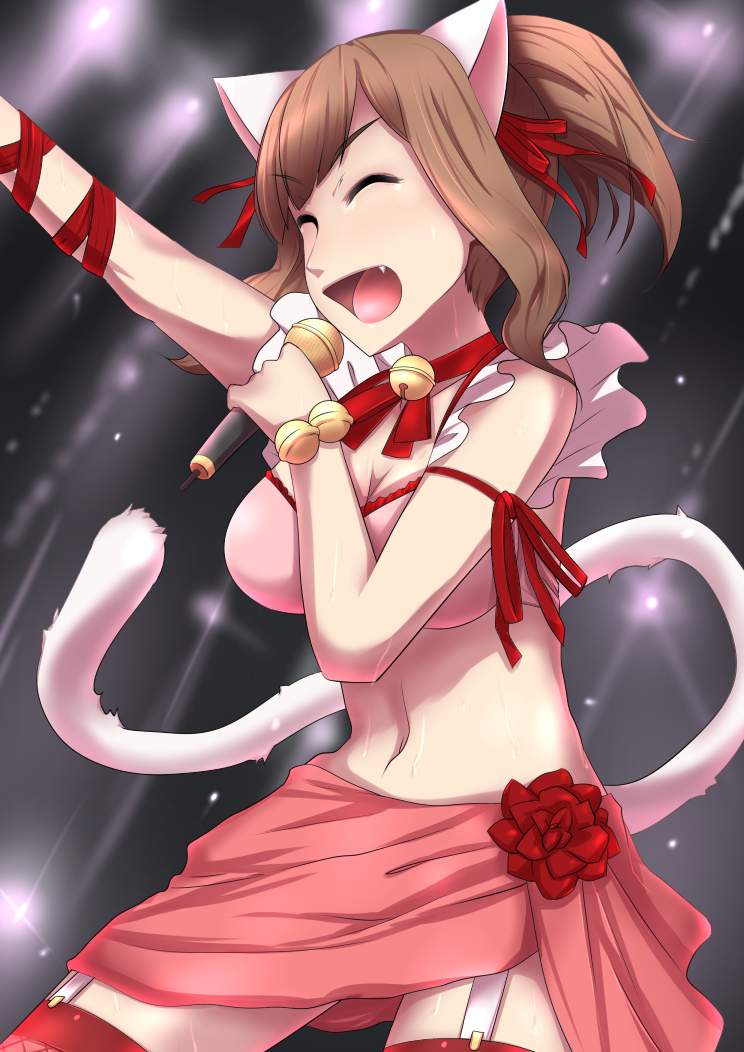 maekawa miku (idolmaster and 1 more) drawn by fukuro_(claw)