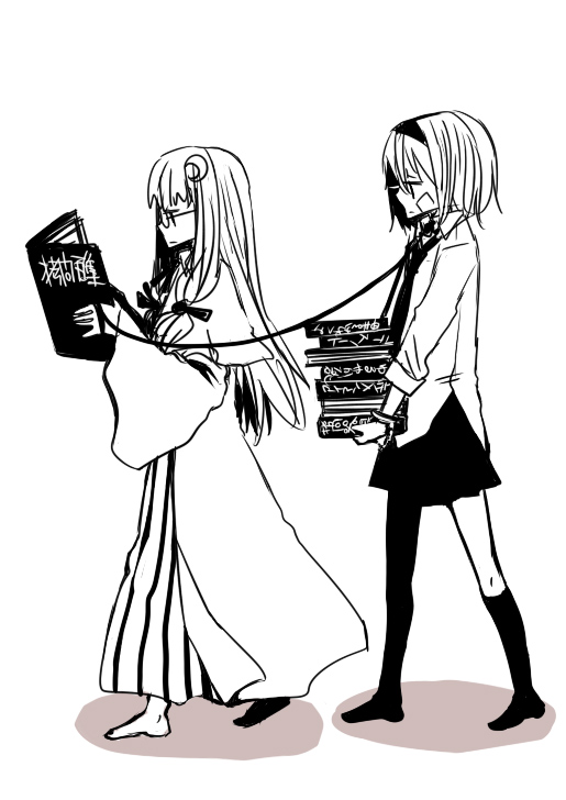 alice margatroid and patchouli knowledge (touhou) drawn by tadano_kagekichi