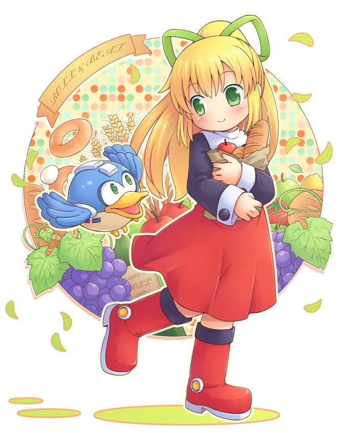 roll and beat (mega man) drawn by mizuno_mumomo