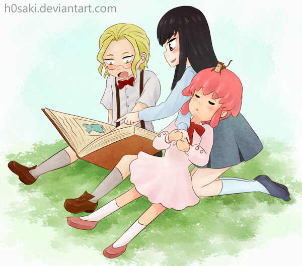 kiryuuin satsuki, jakuzure nonon, and iori shirou (kill la kill) drawn by h0saki