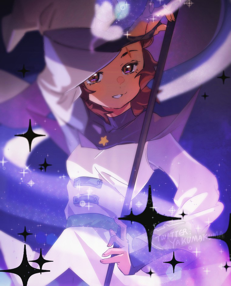luz noceda and stringbean (the owl house) drawn by kuma20151225