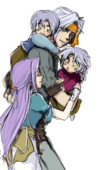 firion and maria (final fantasy and 1 more) drawn by shiguu