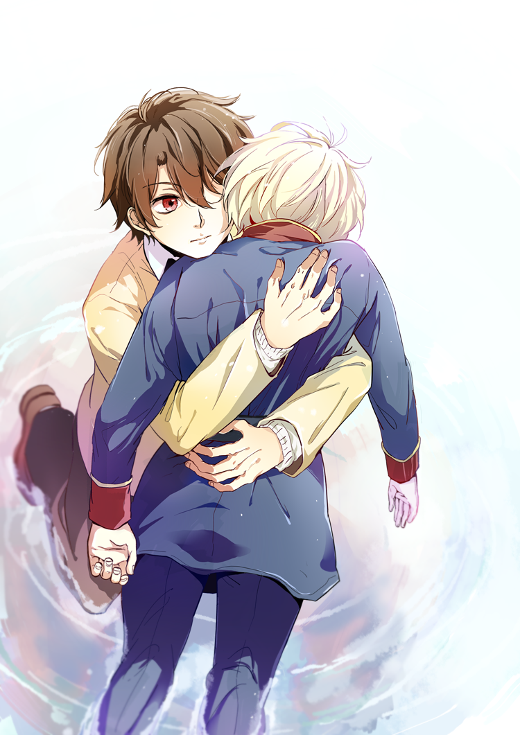 slaine troyard and kaizuka inaho (aldnoah.zero) drawn by ryuna_(itouaiyuki)