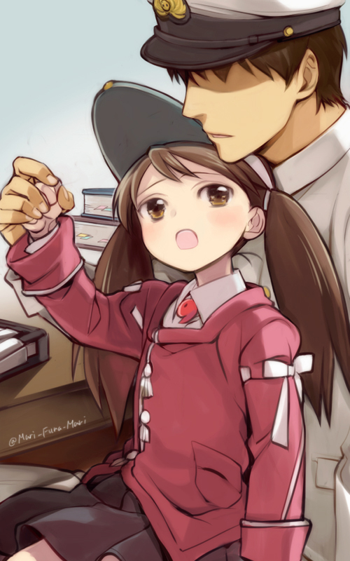 admiral and ryuujou (kantai collection) drawn by primary_stage