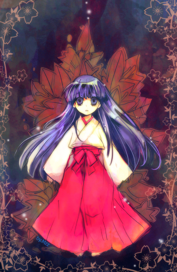furude rika (higurashi no naku koro ni) drawn by mzz