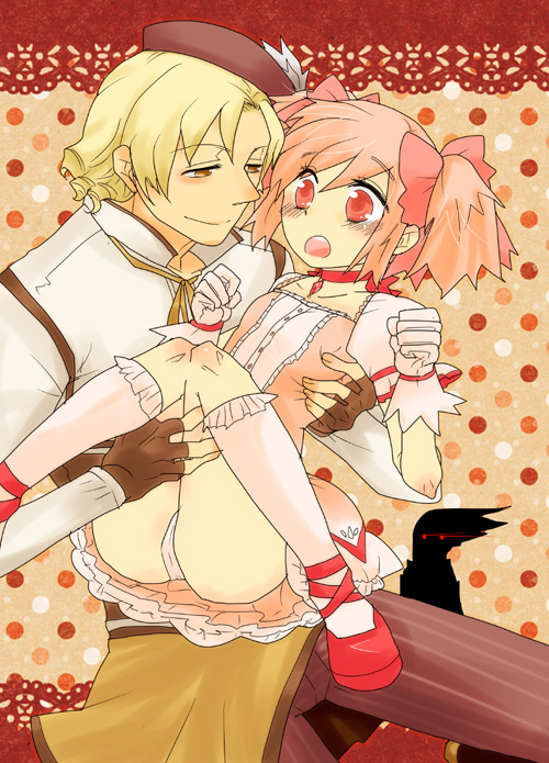 akemi homura, kaname madoka, and tomoe mami (mahou shoujo madoka magica) drawn by tarou_(ttytro)
