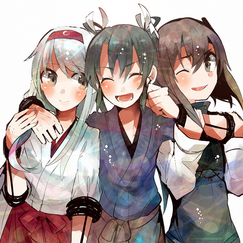 zuikaku, shoukaku, and taihou (kantai collection) drawn by itomugi-kun
