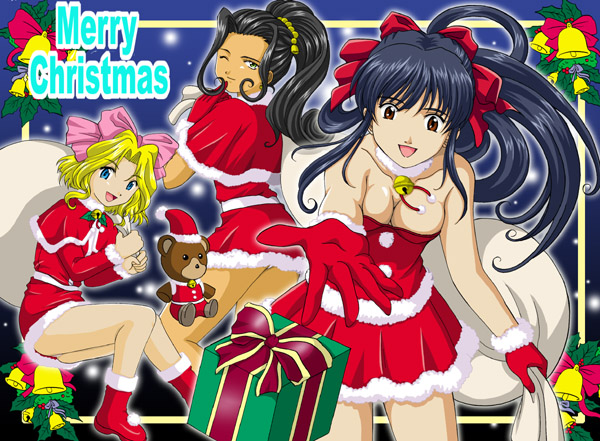shinguuji sakura, iris chateaubriand, and soletta orihime (sakura taisen and 1 more) drawn by hanzou