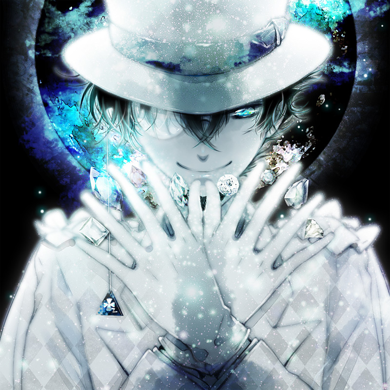kaitou kid (meitantei conan and 1 more) drawn by tennen_hz
