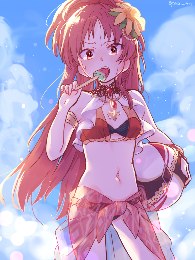 sakura kyoko (mahou shoujo madoka magica and 1 more) drawn by serizawa_serizane