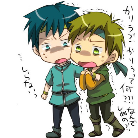 minami and shiba (hoshi wo miru hito and 1 more) drawn by socoo