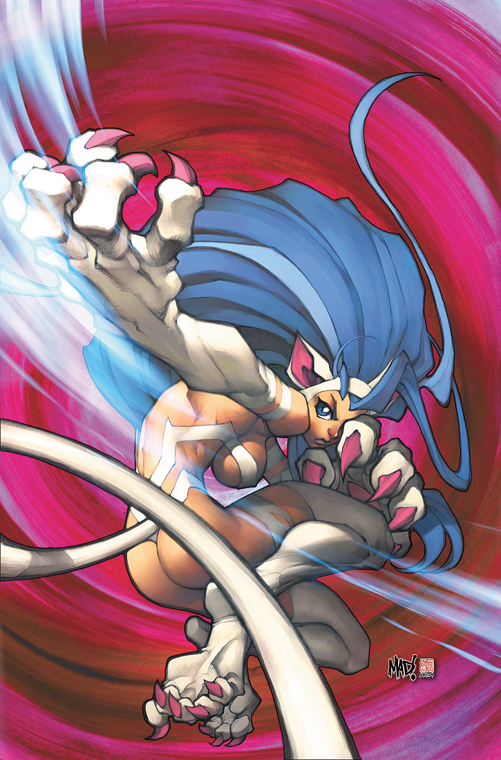 felicia (darkstalkers) drawn by arnold_tsang, joe_madureira, and udon_entertainment