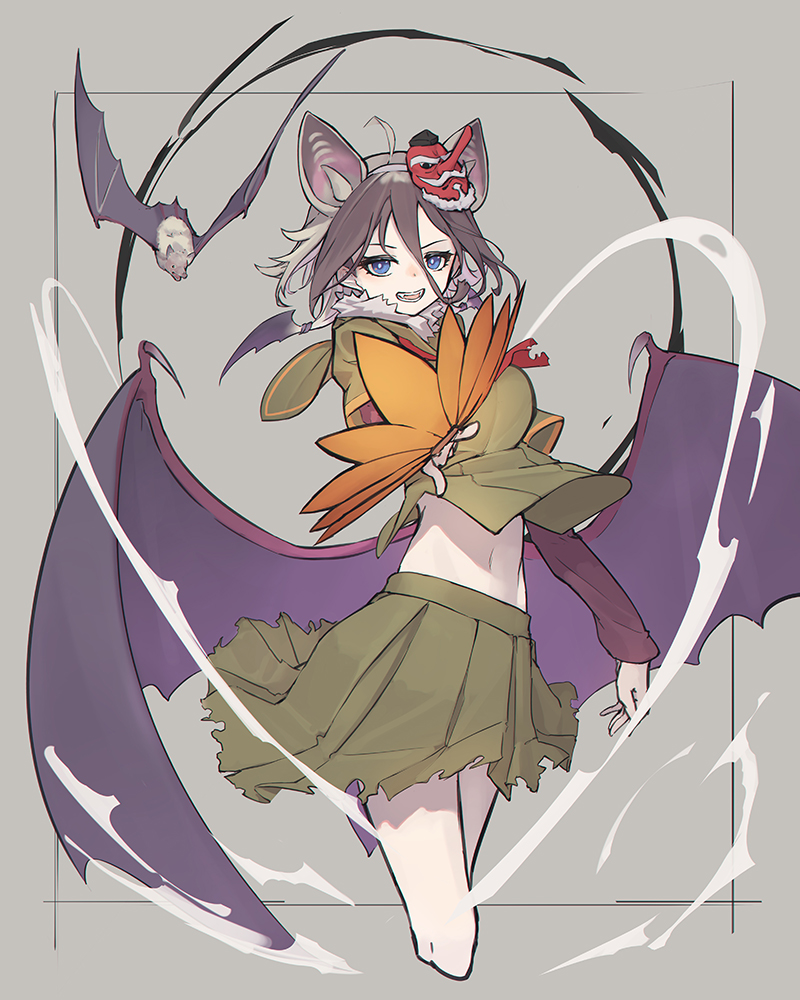 hilgendorf's tube-nose bat (kemono friends) drawn by don3