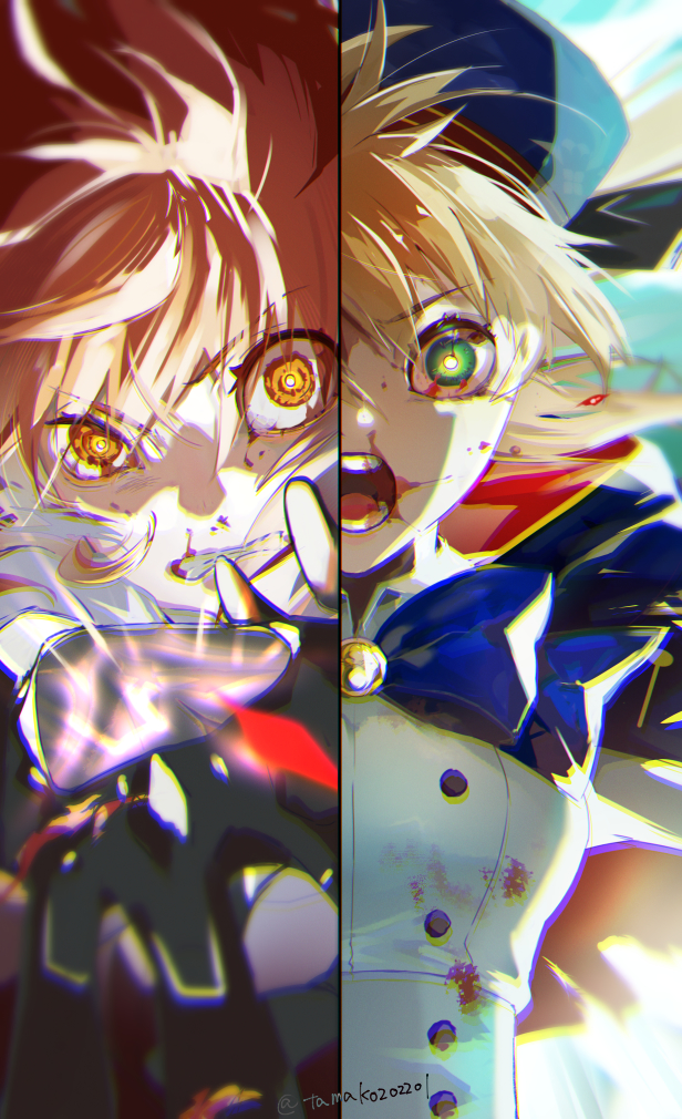 artoria pendragon, fujimaru ritsuka, and artoria caster (fate and 1 more) drawn by hanako_(onikutabetaiyo)