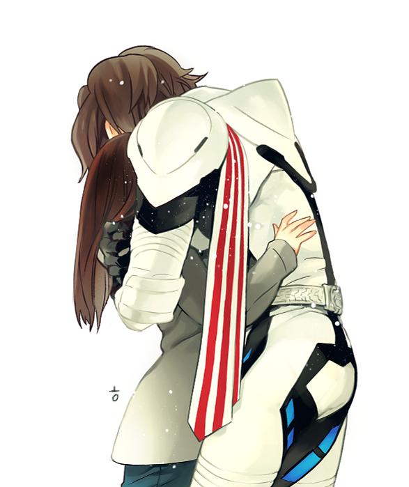 shijima kiriko, kamen rider mach, and shijima gou (kamen rider and 1 more) drawn by dropp