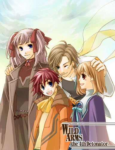yulie ahtreide, raquel applegate, jude maverick, and arnaud g. vasquez (wild arms and 1 more) drawn by minazuki_kurisu
