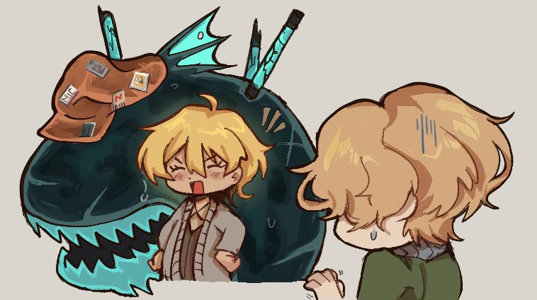 don quixote, sinclair, and dream-devouring siltcurrent (project moon and 1 more) drawn by krauuu003
