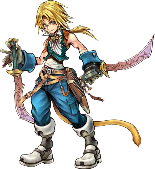 zidane tribal (final fantasy and 2 more) drawn by nomura_tetsuya