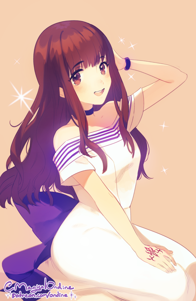 kishinami hakuno (fate and 2 more) drawn by roarke_(lavenderincubus)