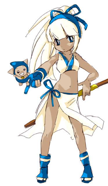 majikina mina and champuru (samurai spirits) drawn by yakisake