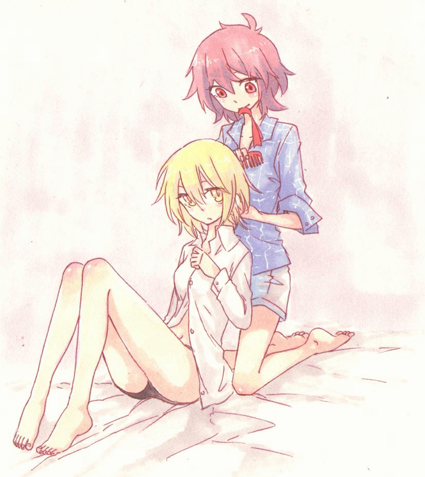 lunasa prismriver and horikawa raiko (touhou) drawn by beichen_xiaobei