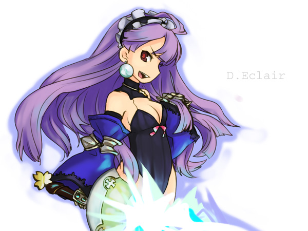 eclair and dark eclair (la pucelle) drawn by noko351