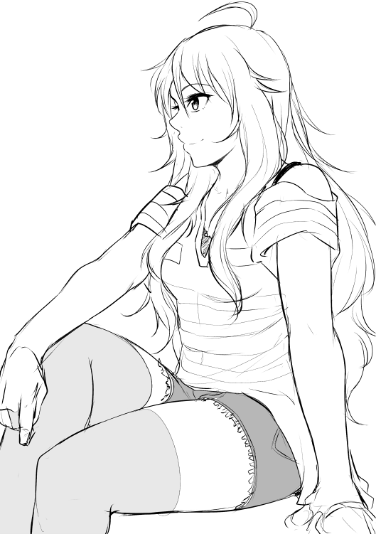 hoshii miki (idolmaster and 1 more) drawn by skulldrool