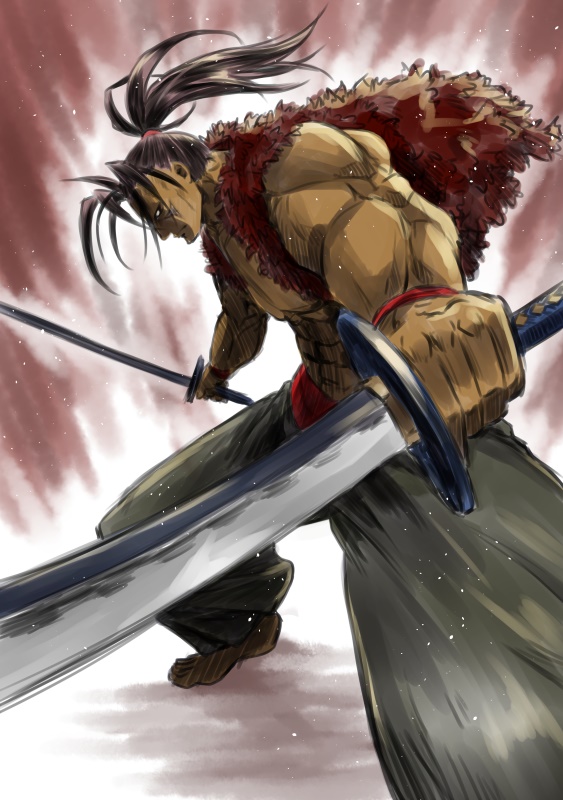 akatsuki musashi (bakumatsu rouman) drawn by kagehi_no_loo