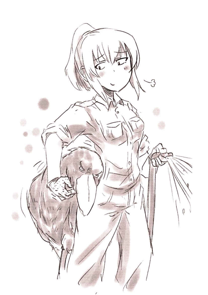 itsumi erika (girls und panzer) drawn by bob_(you-u-kai)