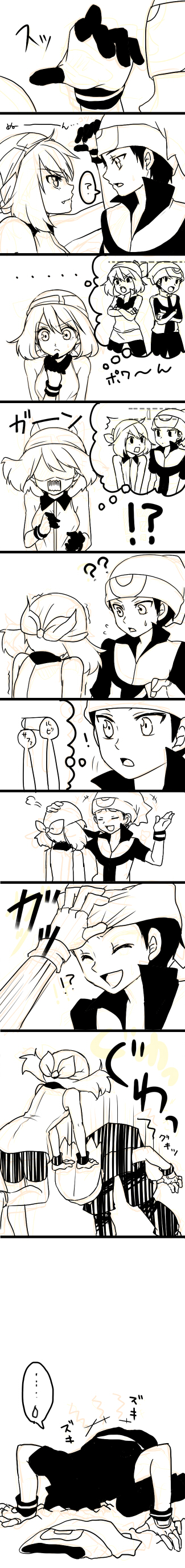 may and brendan (pokemon and 1 more) drawn by mokorei
