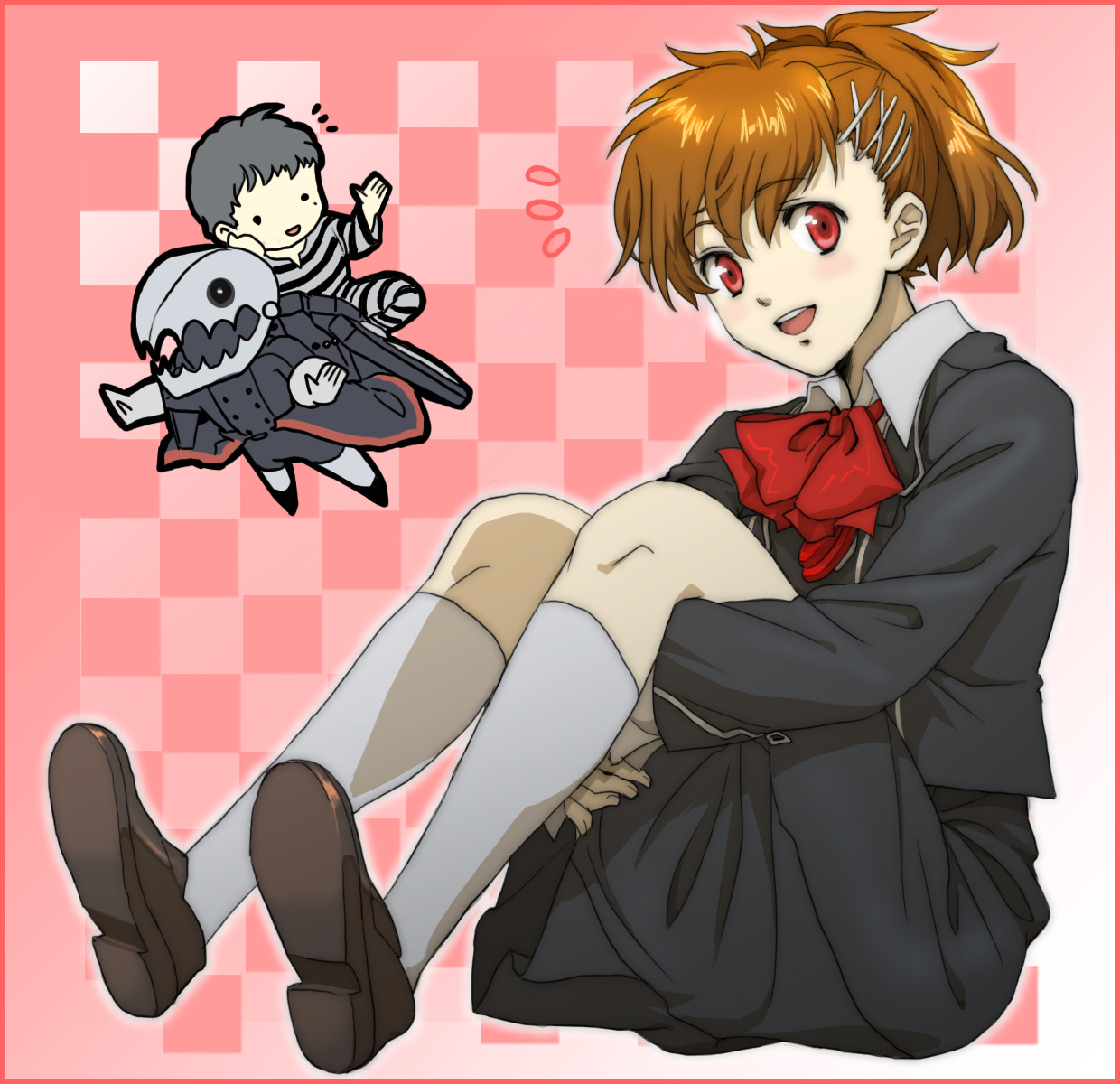 Shiomi Kotone Thanatos And Pharos Persona And 2 More Drawn By Bream Tan Danbooru Shiomi Kotone Thanatos And Pharos Persona And 2 More Drawn By Bream Tan Danbooru