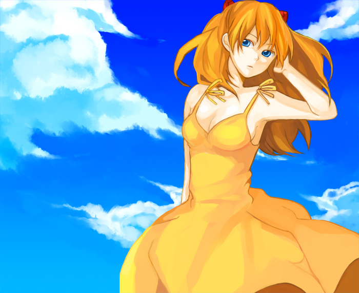 souryuu asuka langley (neon genesis evangelion) drawn by tama_(songe)