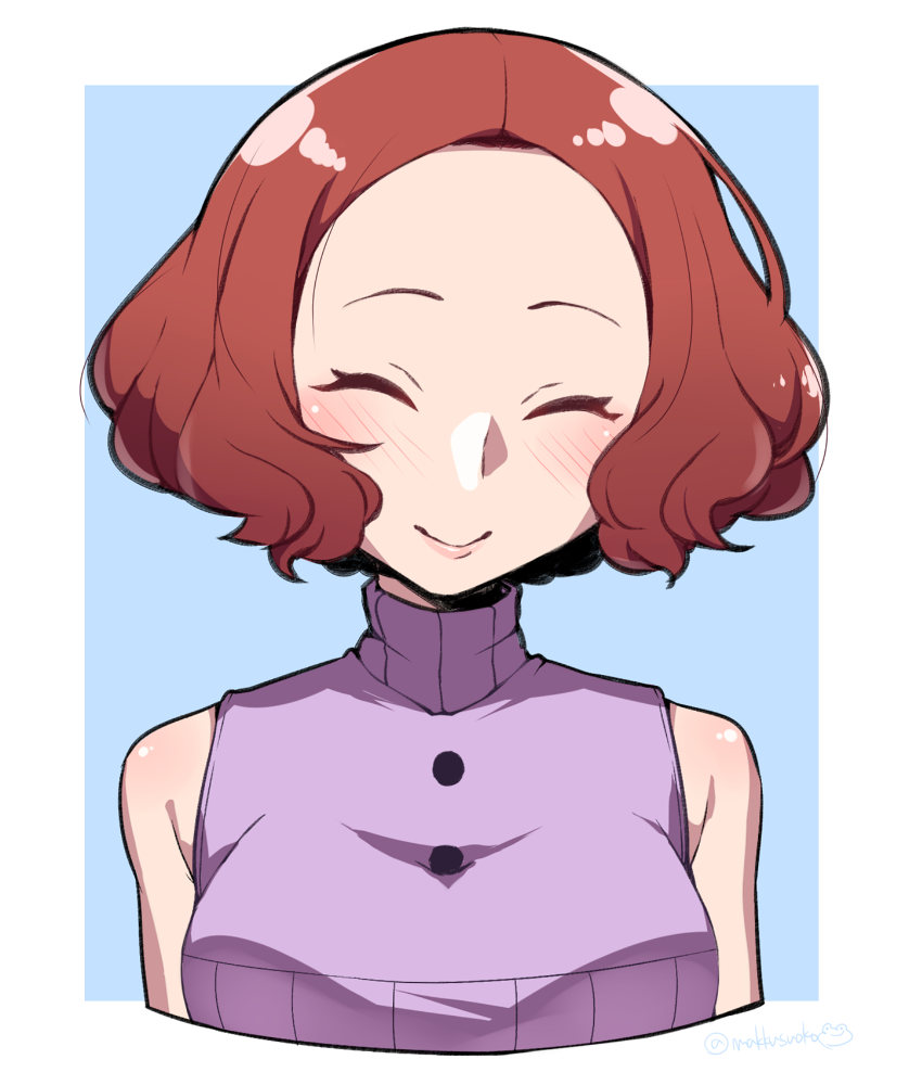 okumura haru (persona and 1 more) drawn by do_m_kaeru