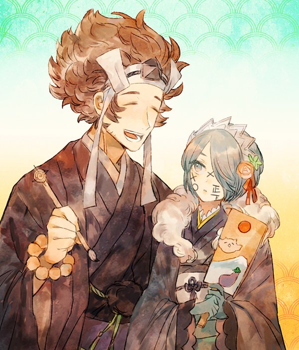 setsuna and azama (fire emblem and 1 more) drawn by shourou_kanna