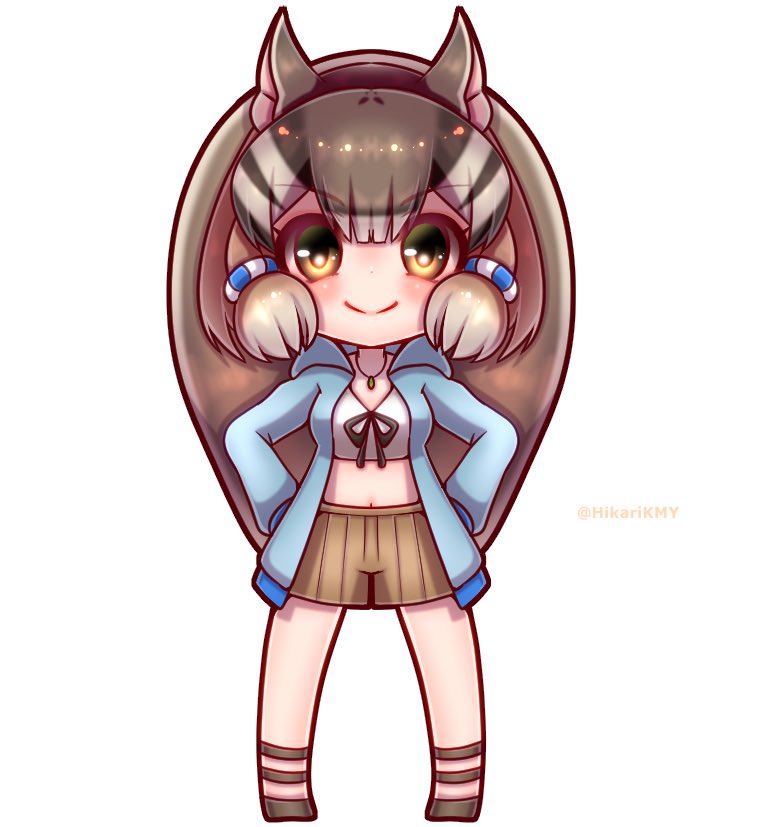 siberian chipmunk (kemono friends and 1 more) drawn by hikarikmy