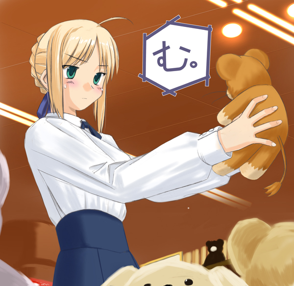 artoria pendragon and saber (fate and 1 more) drawn by tsuina
