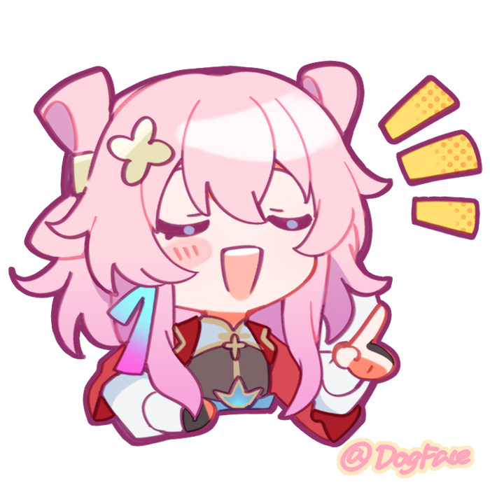 march 7th (honkai and 1 more) drawn by gou_lianlian_dogface