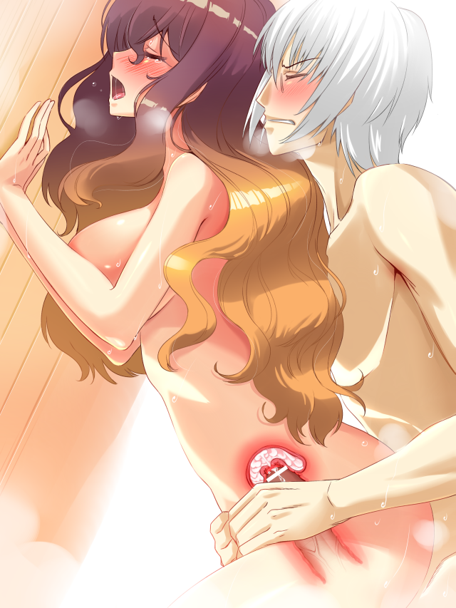 hijiri byakuren and morichika rinnosuke (touhou) drawn by tamezou