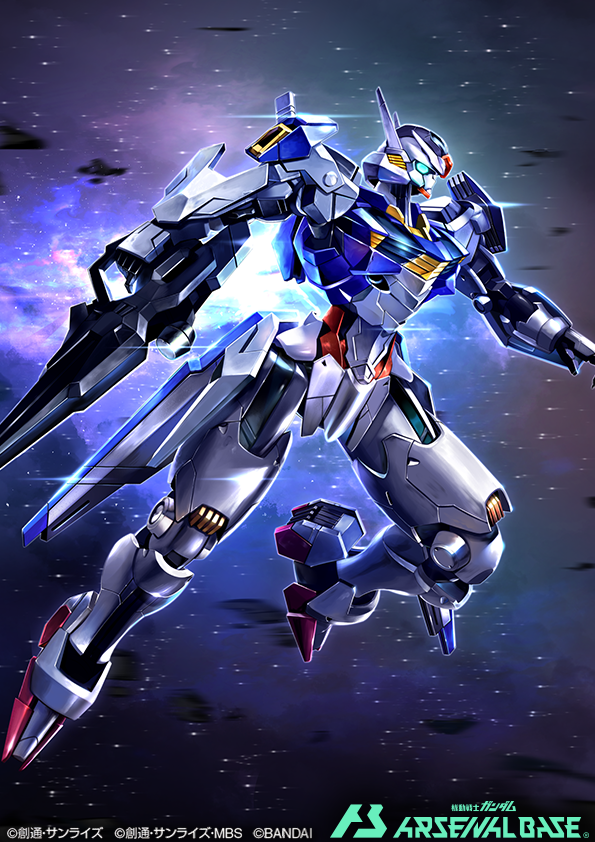 gundam aerial (gundam and 2 more) drawn by kenko_(a143016)