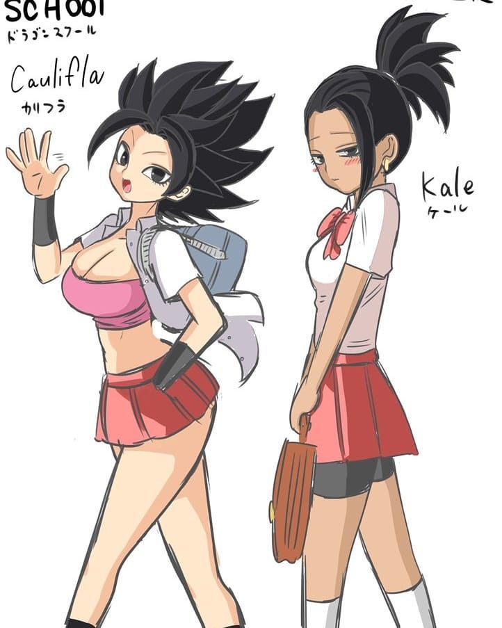 caulifla and kale (dragon ball and 1 more)