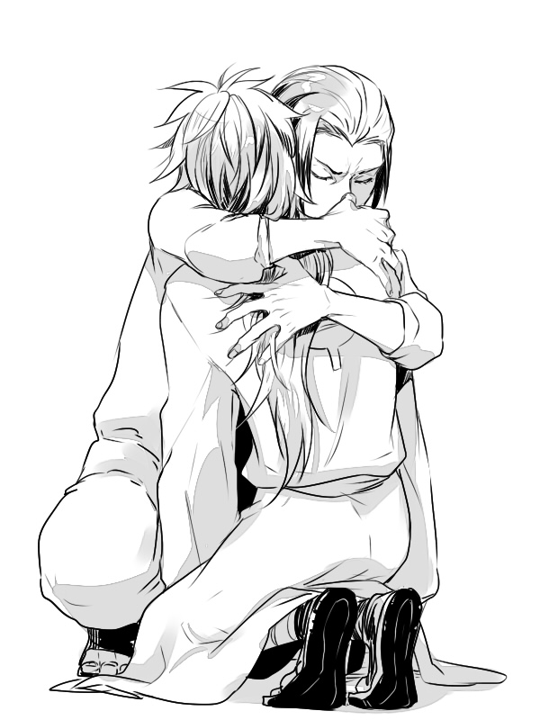uchiha madara and senju hashirama (naruto and 1 more) drawn by zuwai_kani