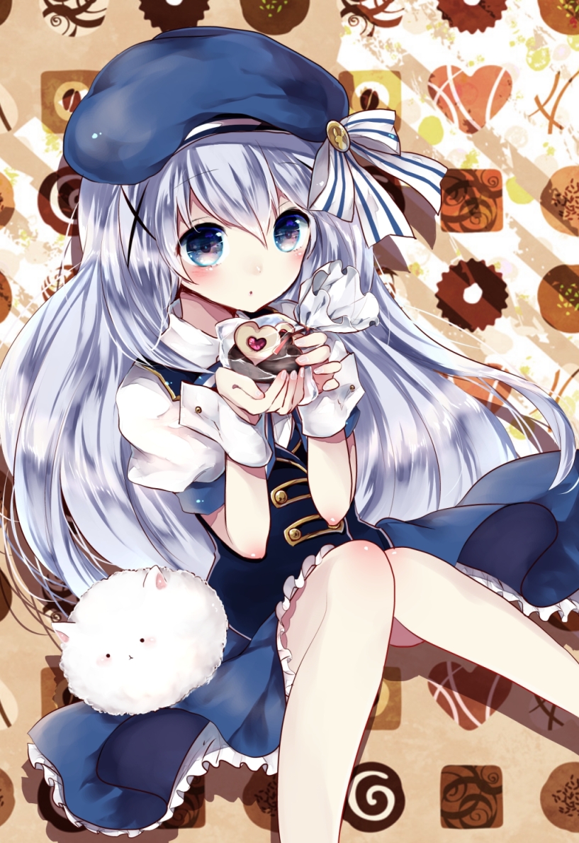 kafuu chino and tippy (gochuumon wa usagi desu ka?) drawn by ginzuki_ringo