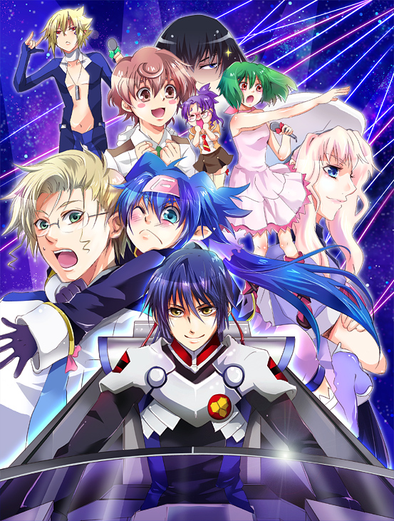 sheryl nome, ranka lee, saotome alto, klan klein, mikhail buran, and 3 more (macross and 1 more) drawn by gen_(enji)