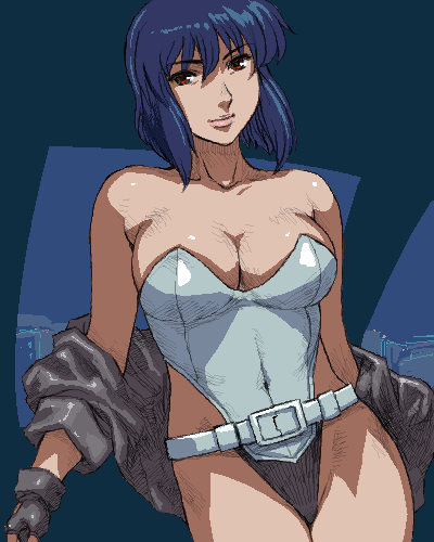 kusanagi motoko (ghost in the shell and 1 more) drawn by matoyama
