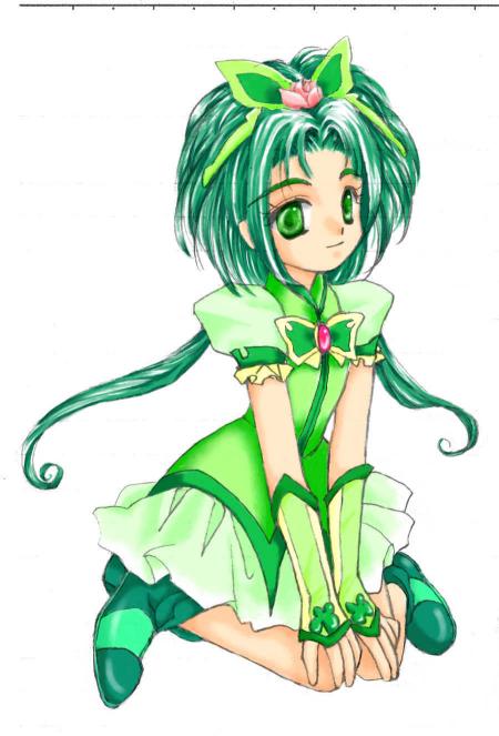 akimoto komachi and cure mint (precure and 1 more)
