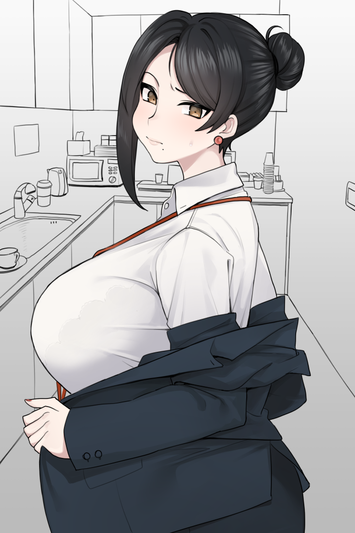 takizawa kyouko (bijin onna joushi takizawa-san) drawn by nago_purin