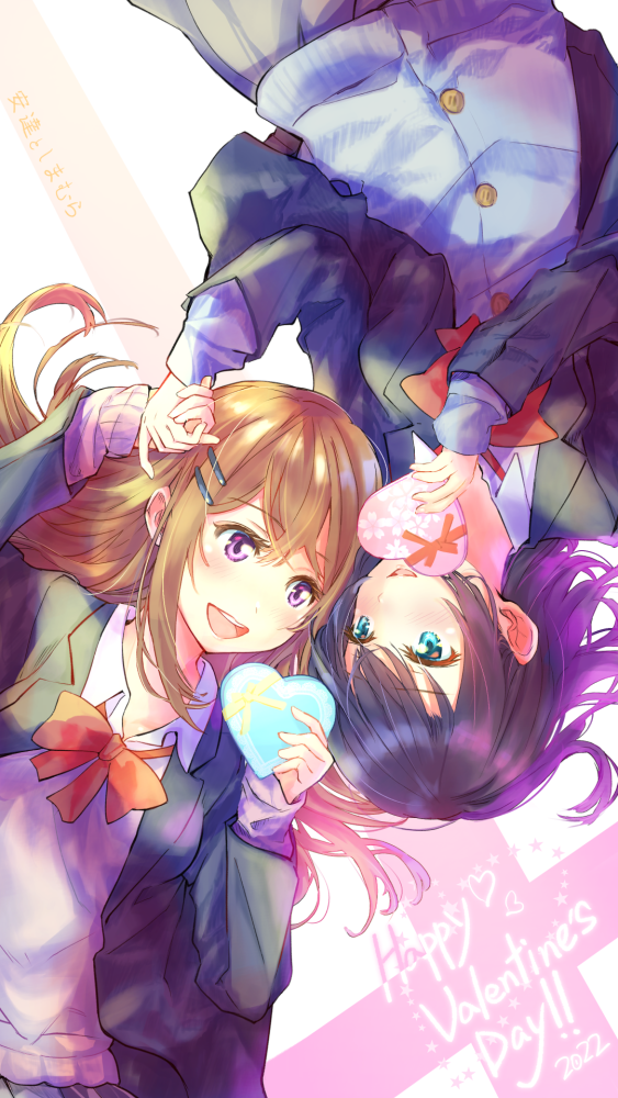 adachi sakura and shimamura hougetsu (adachi to shimamura) drawn by nuku_(nukukuro)