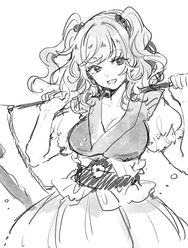 onozuka komachi (touhou and 1 more) drawn by mozukuzu_(manukedori)