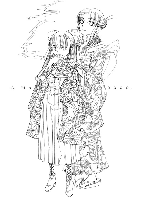 medea and len (fate and 3 more) drawn by morisoban